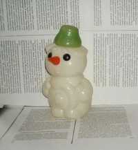 Винтаж игрушка снеговик СССР пластмасса цена