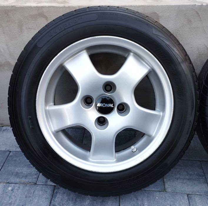 Oryginalne felgi aluminiowe RONAL 15 cali 4 x 108 +opony 185 65 GRATIS