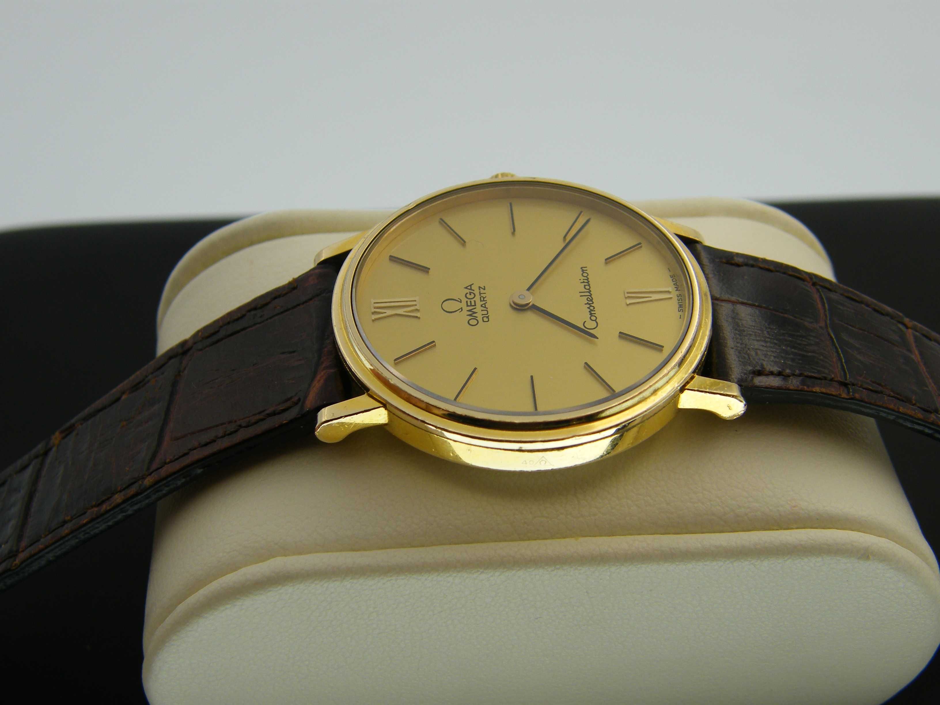 Omega Constellation Gold Plated Quartz 191.032 Piękna