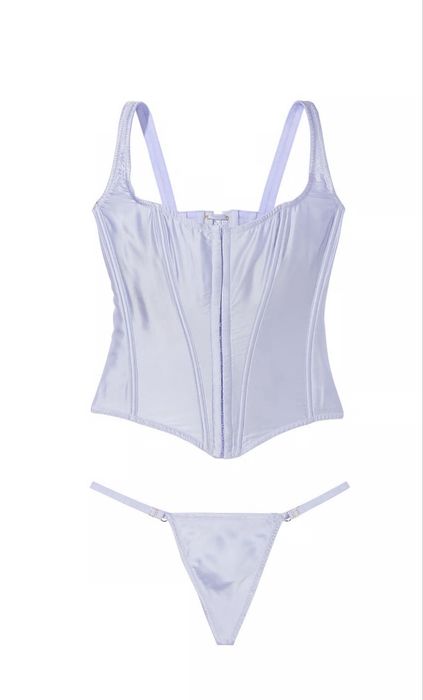 Шолковый корсетный комплект Оригинал!!!  Victoria`s Secret