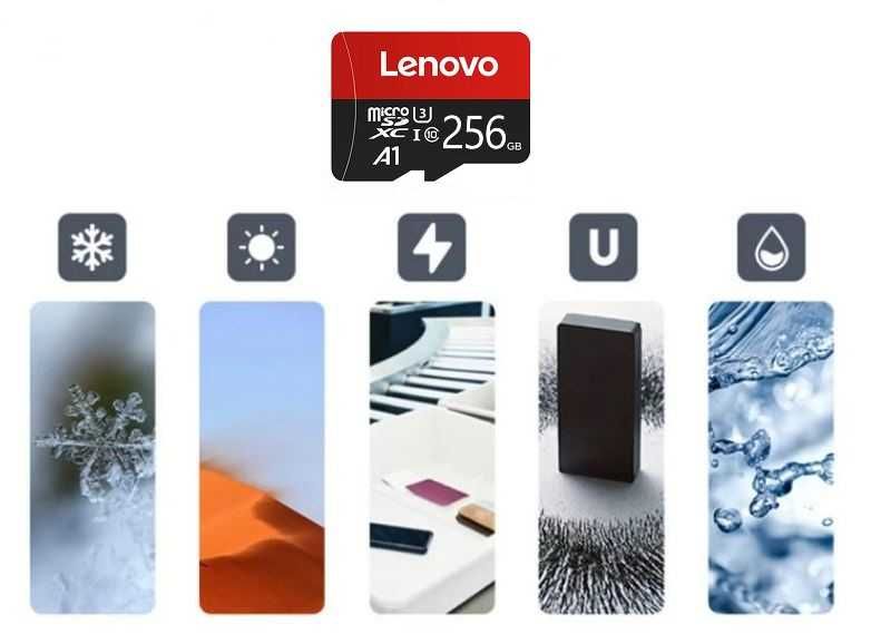 Karta pamięci Lenovo micro SDXC 256GB U3 A1 Class 10 NOWA PL 24h