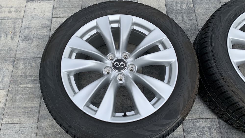 Nowe felgi Infiniti Q70 5x114,3 18 cali nowe opony zimowe Nokian