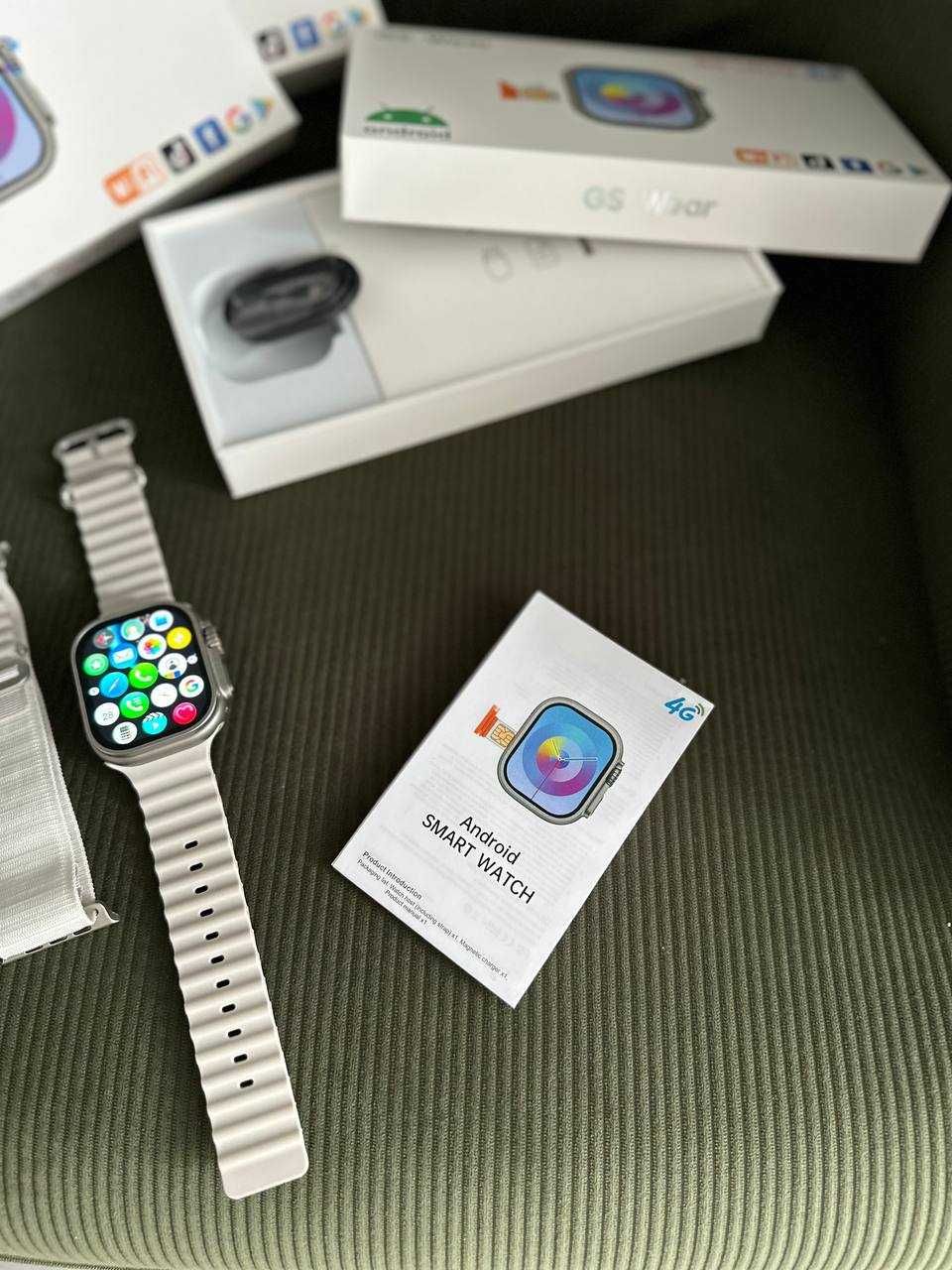 Новинка Потужний Смарт Годинник Smart Watch Gs Ultra 4g Sim-карта