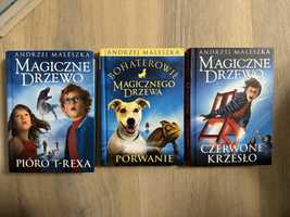 Magiczne drzewo Andrzej Maleszka 3 czesci zestaw