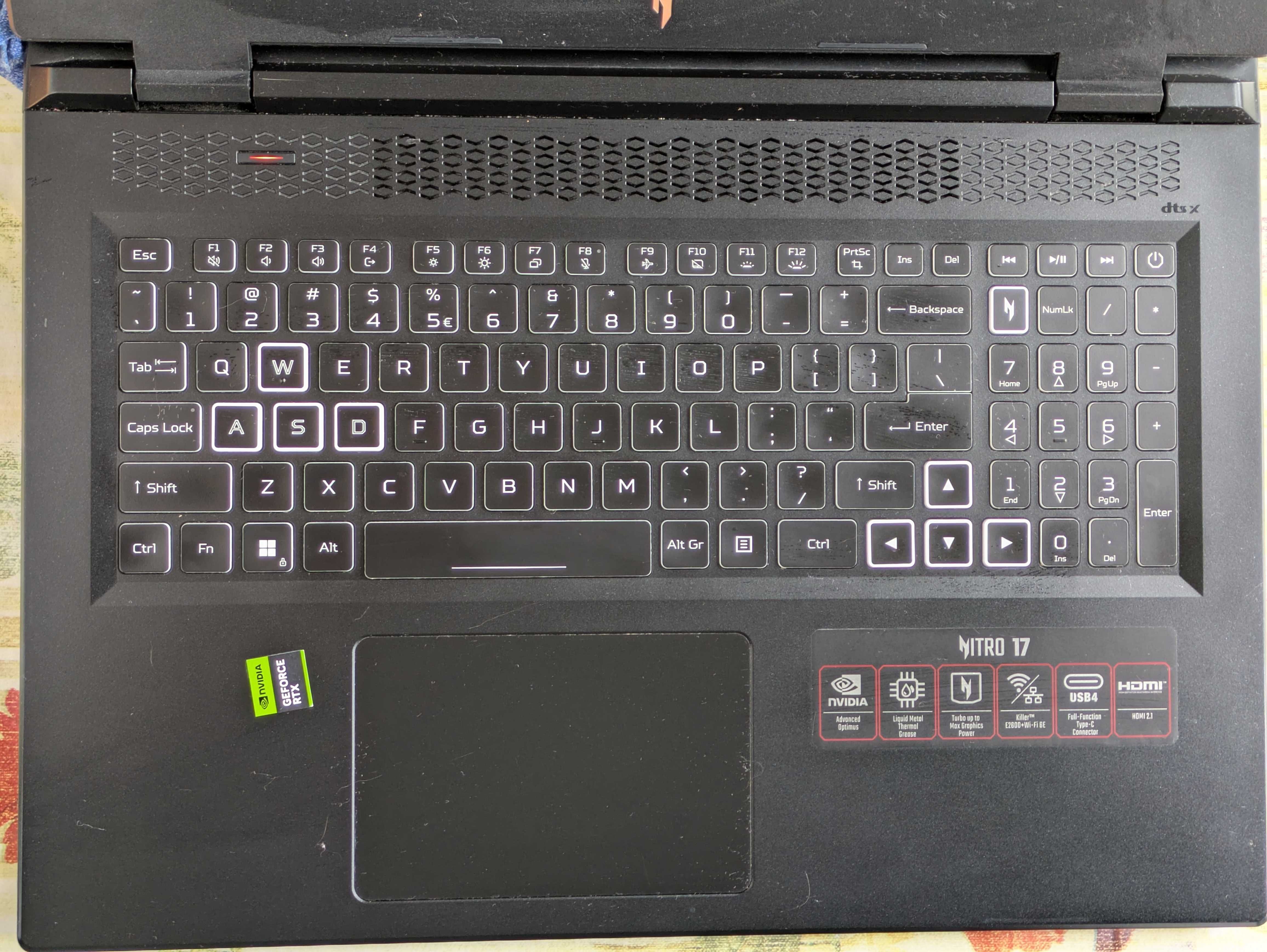 Acer Nitro 17 QHD 165Hz Ryzen 7 7840HS | RTX 4060 | 32GB RAM | 3TB SSD