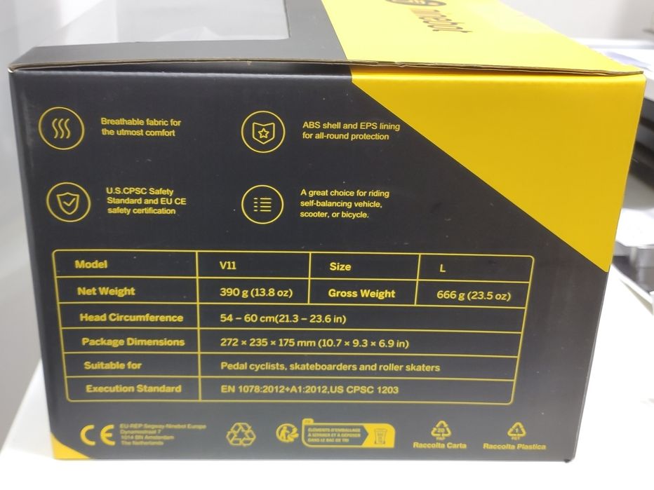 Capacete trotinete ou bicicleta novo e selado