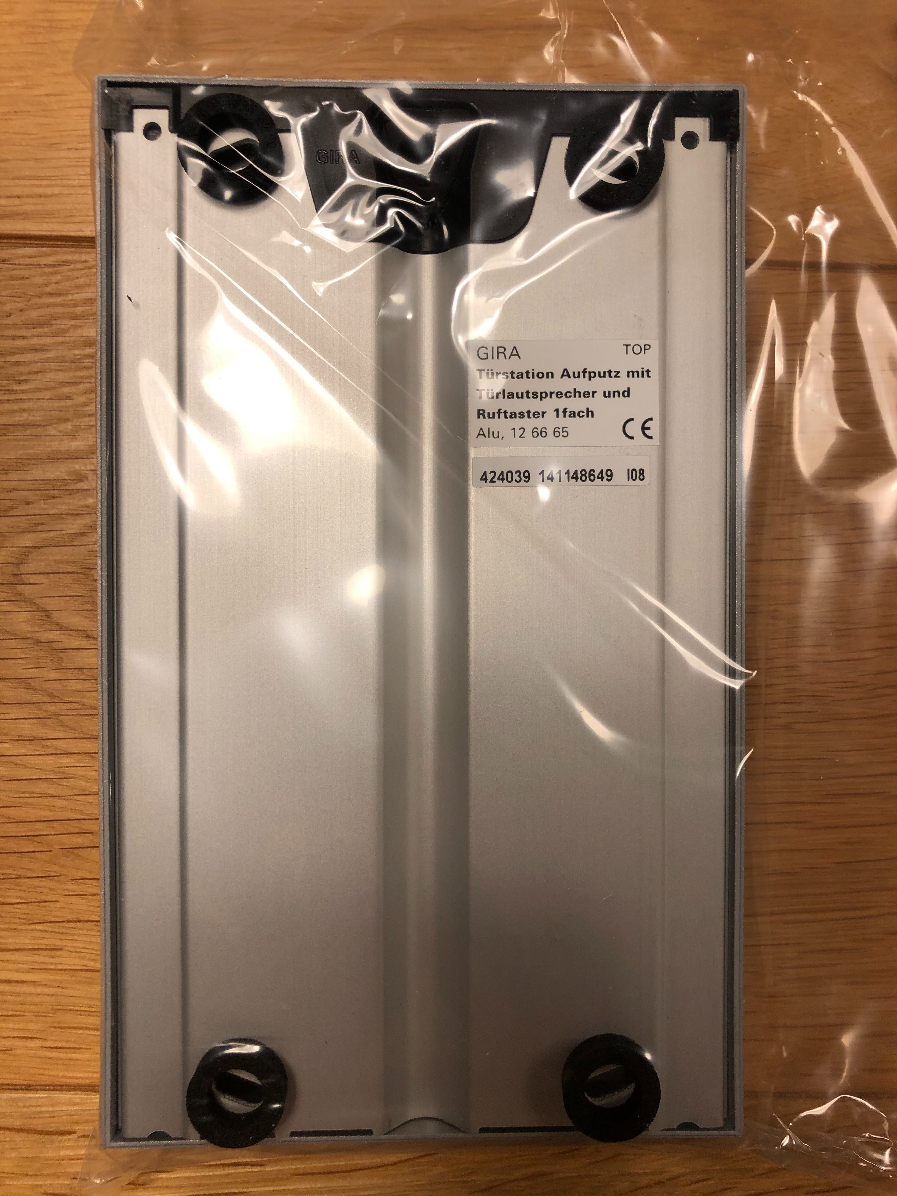 Bramofon domofon GIRA 126665, 1266 65, natynkowy, alu
