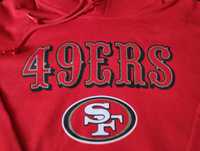 NOWA Czerwona bluza z kapturem NFL San Francisco Stan Nowy L