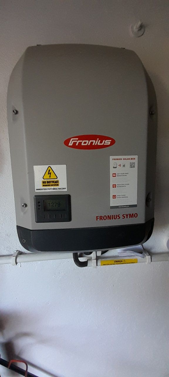 Instalacja fotowoltaiczna 5,12kW + inwerter Fronius