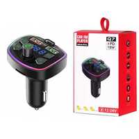 Transmissor FM Bluetooth Carro MP3 portas USB duplas 5 V / 3.1A e 1A