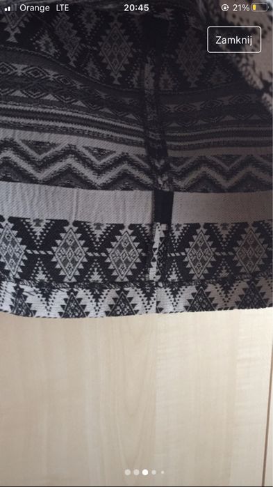 Mini spodniczka we wzory azteckie