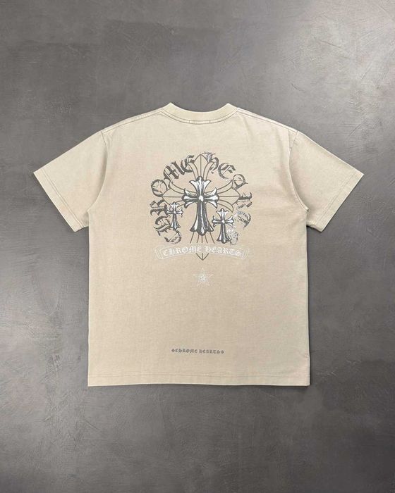 Футболка Chrome Hearts T-Shirt Washed Apricot CH105-WAT