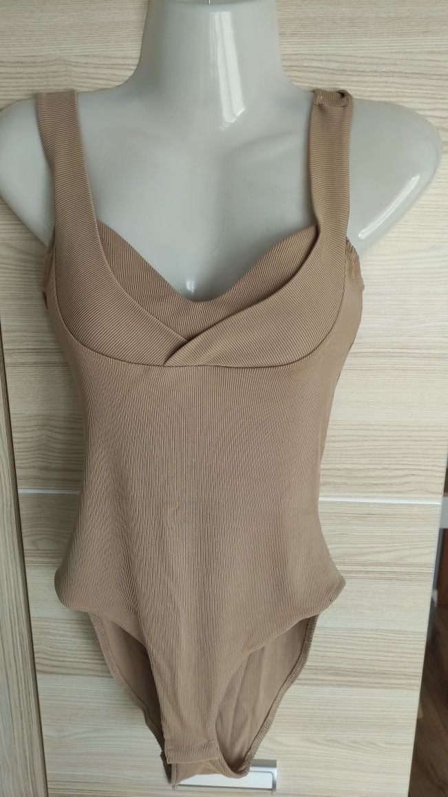 Beżowe body H&M rozmiar S