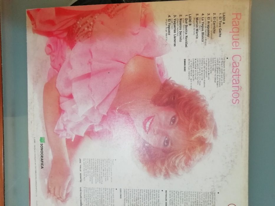 Raquel Castanos -Vinil Musica Venezuelana -América do Sul -Como novo!