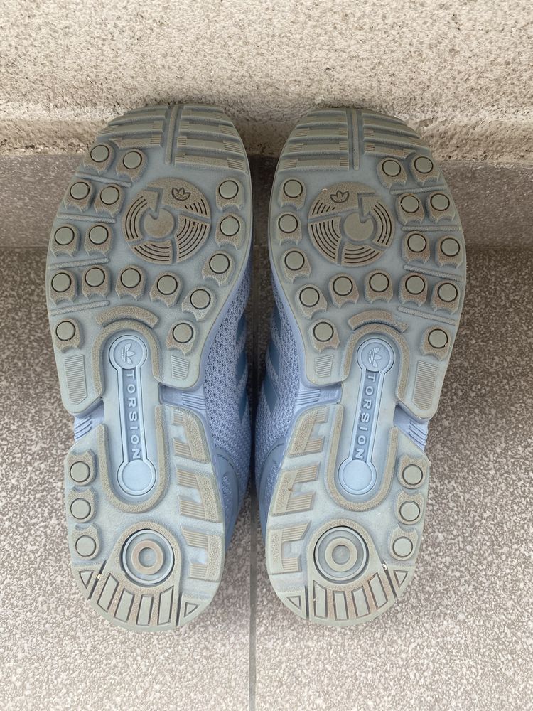 Adidas zx flux niebieskie szare 40