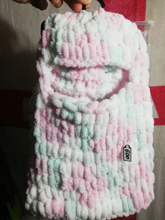 Шапка "Балаклава" на 3 годика.