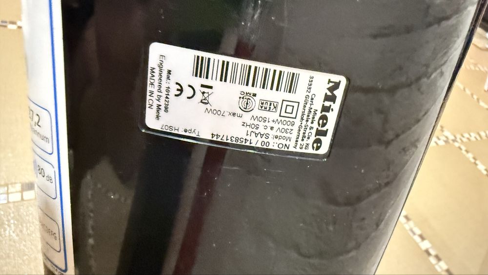 Пилосос Miele, вживаний