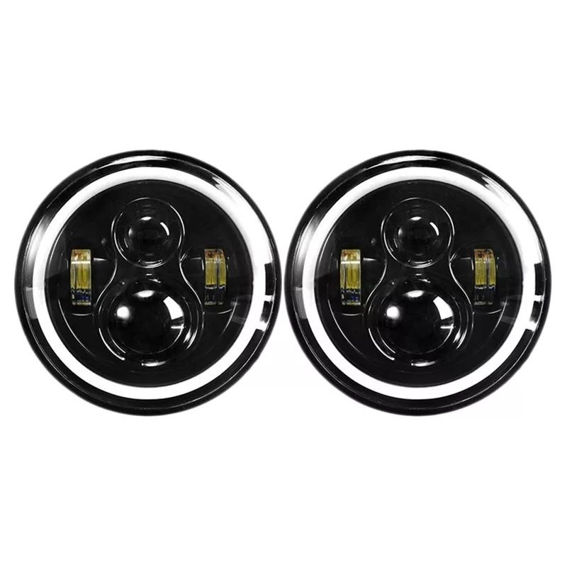 Conjunto Faróis led para samurai, wrangler, Lada niva, kbd25