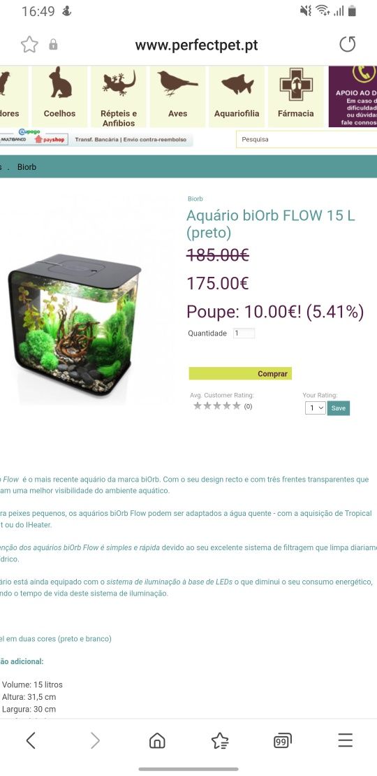 Aquario Biorb 15L