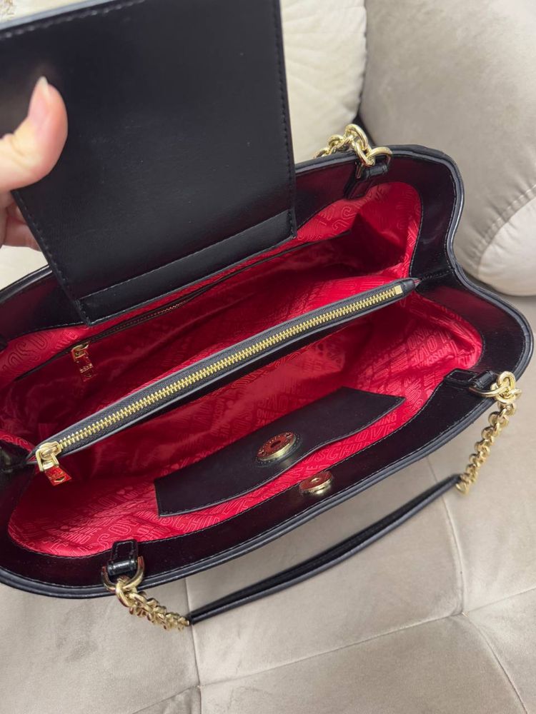 Сумка Love Moschino черная оригинал большая