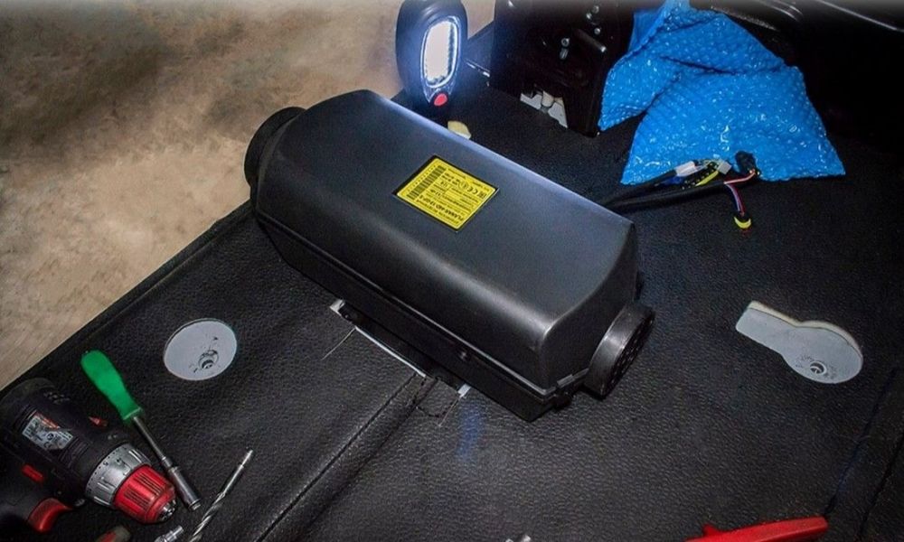 Установка автономного отопителя