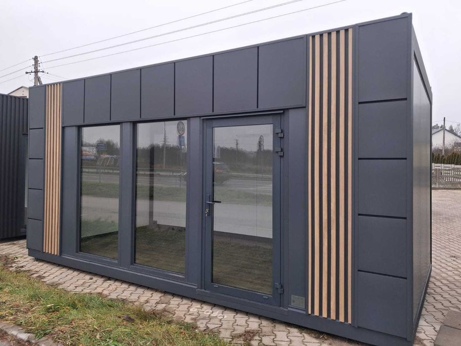 Pawilon/Kontener Handlowy Biurowy całoroczny 6x3