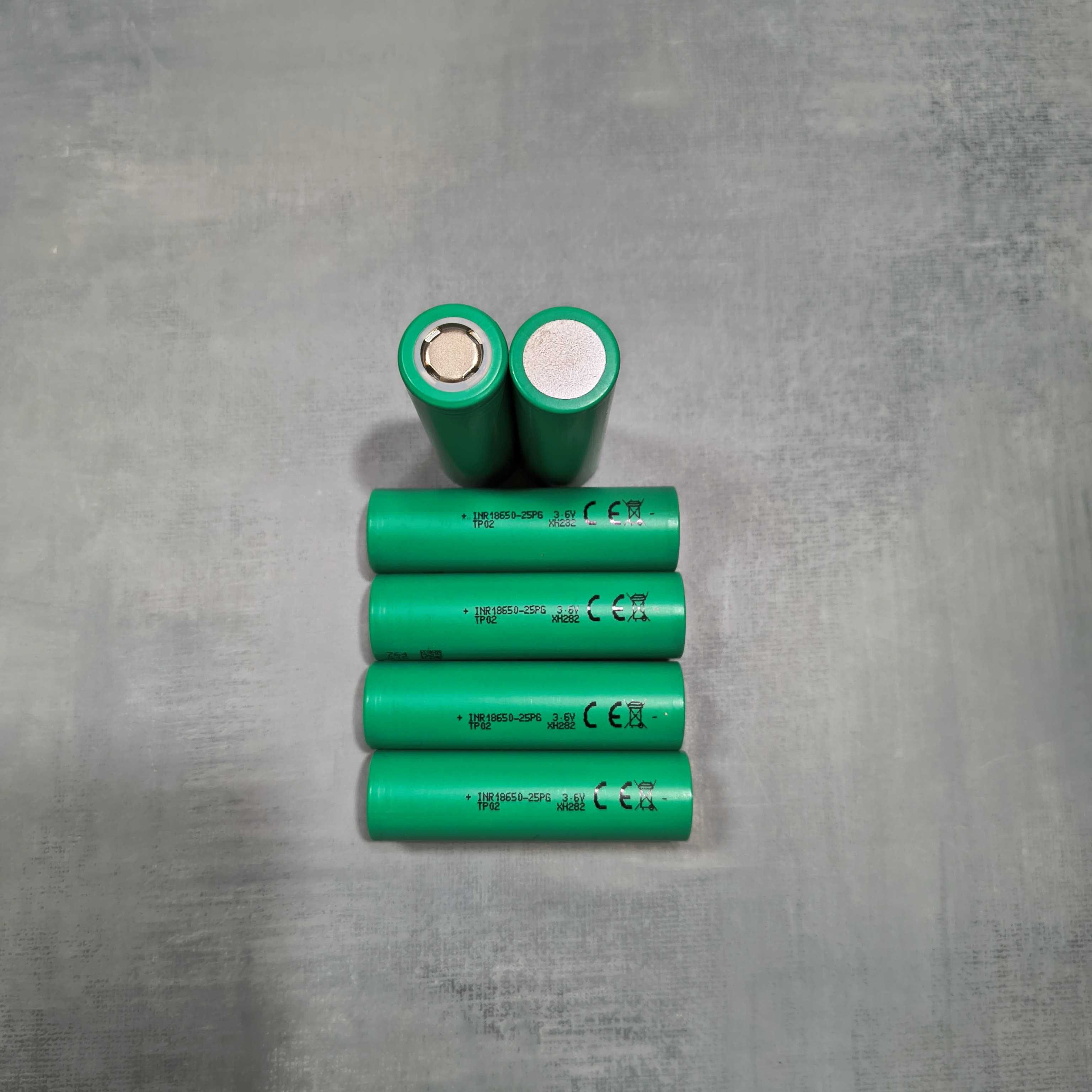 2500mAh 20A Высокотоковые аккумуляторы 18650 Tenpower INR18650-25PG