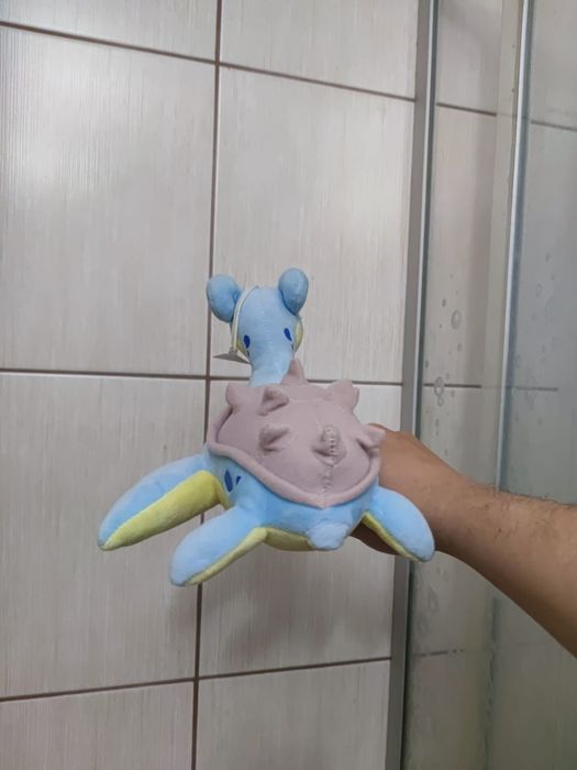 Pluszowa zabawka Lapras wodny błękitny niebieski Pikachu maskotka dla