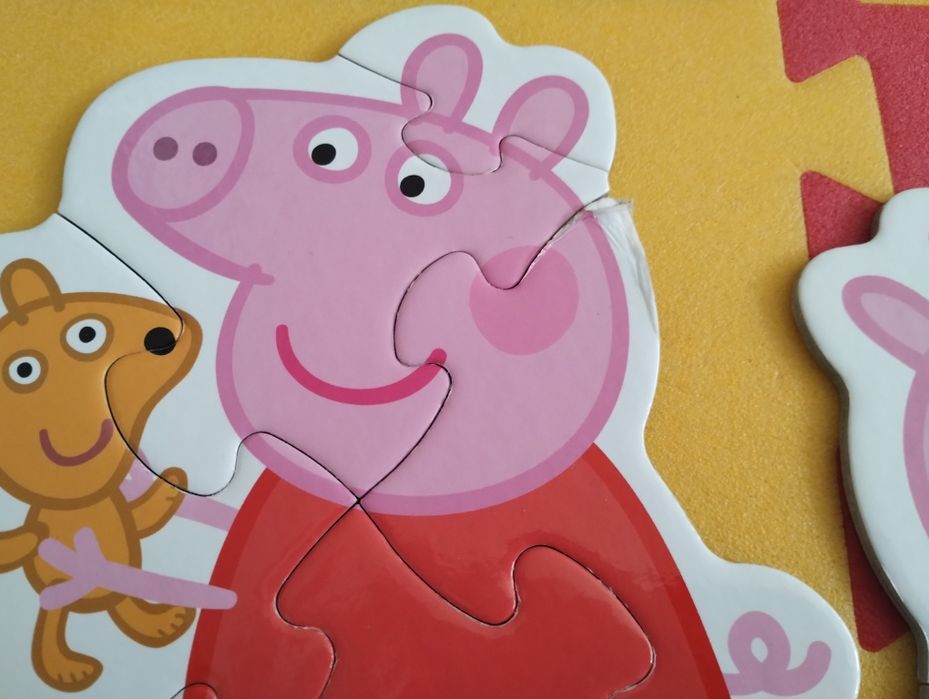 Puzzle 6 sztuk + zagadki smoka obiboka