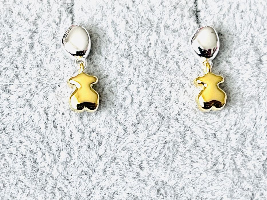 Promocja Tous nowe kolczyki srebro 925 1.2’cm