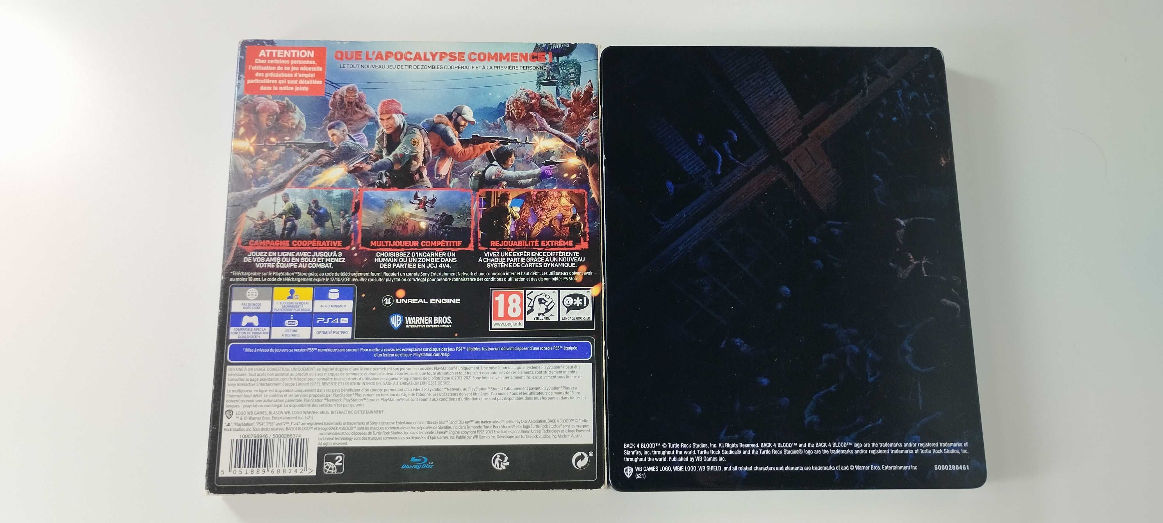 Back 4 Blood Special Edition Steelbook Playstation 4 PS4