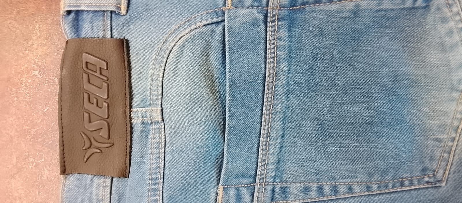 Spodnie jeans motocyklowe SECA r 34
