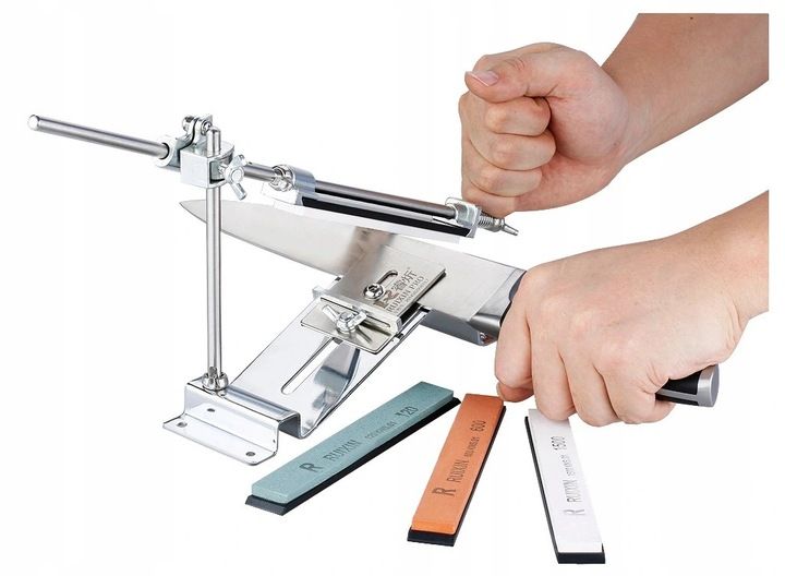 Profesjonalna Ostrzałka Osełka Do Noży 4 Kamienie