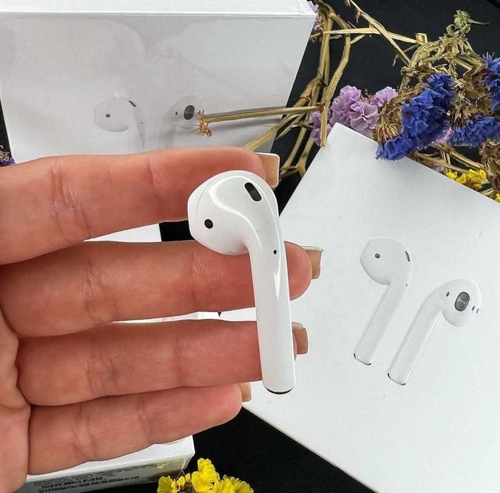 Беспроводные Наушники Airpods 2 наивысшего качества + чехол