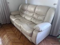 Kanapa skórzana rozkładana