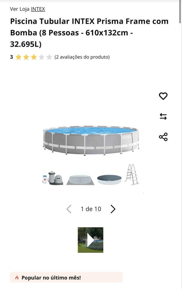 Piscina Redonda 6 metros de diametro