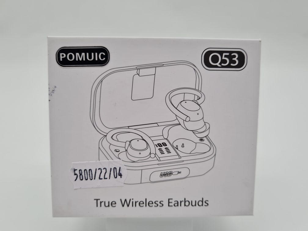 POMUIC Q53 Słuchawki bezprzewodowe Bluetooth BASS IP7 USB-C powerbank
