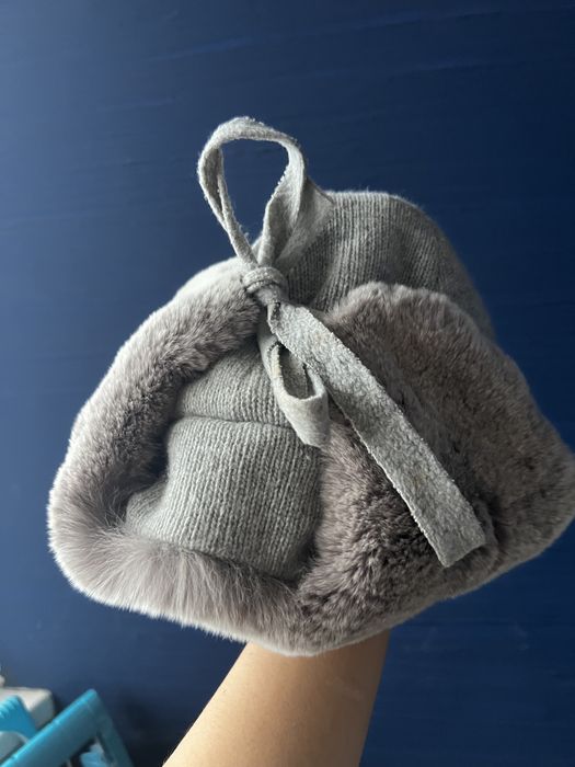 Шапка дитяча,натурпльне хутро