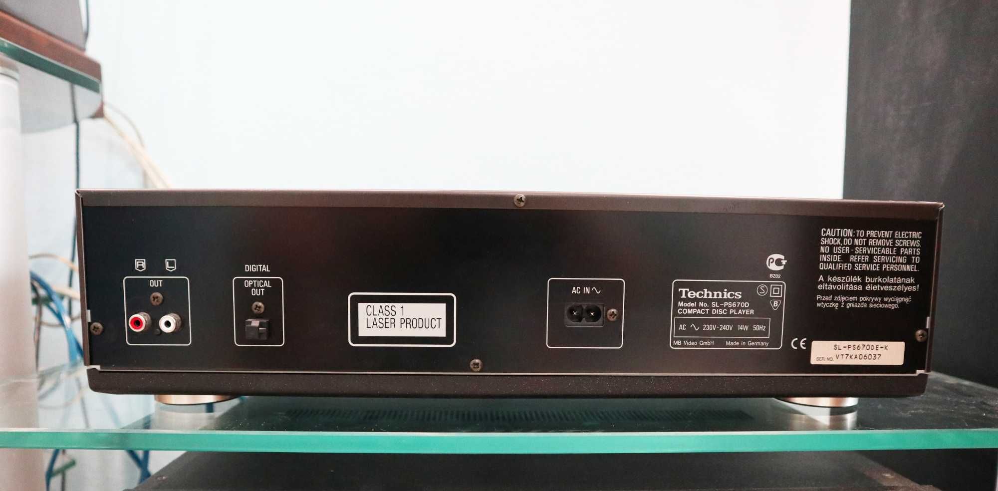 Cd проигрыватель Technics sl-ps670d