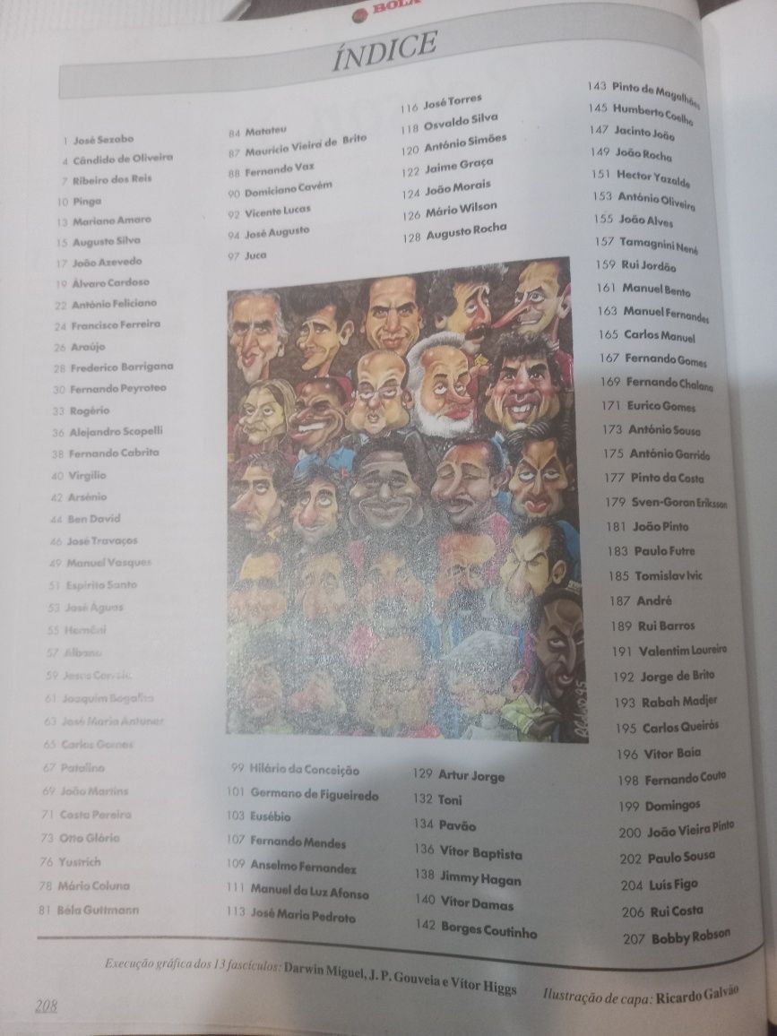 Livro 100 figuras do Futebol Português