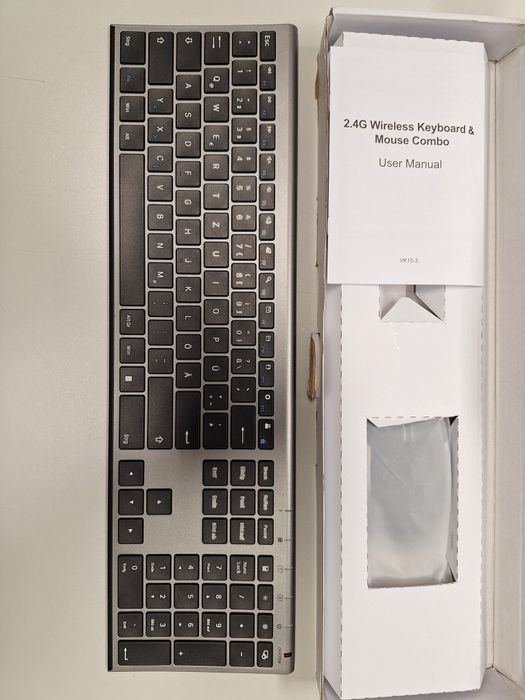 Klawiatura bezprzewodowa qwertz + mysz