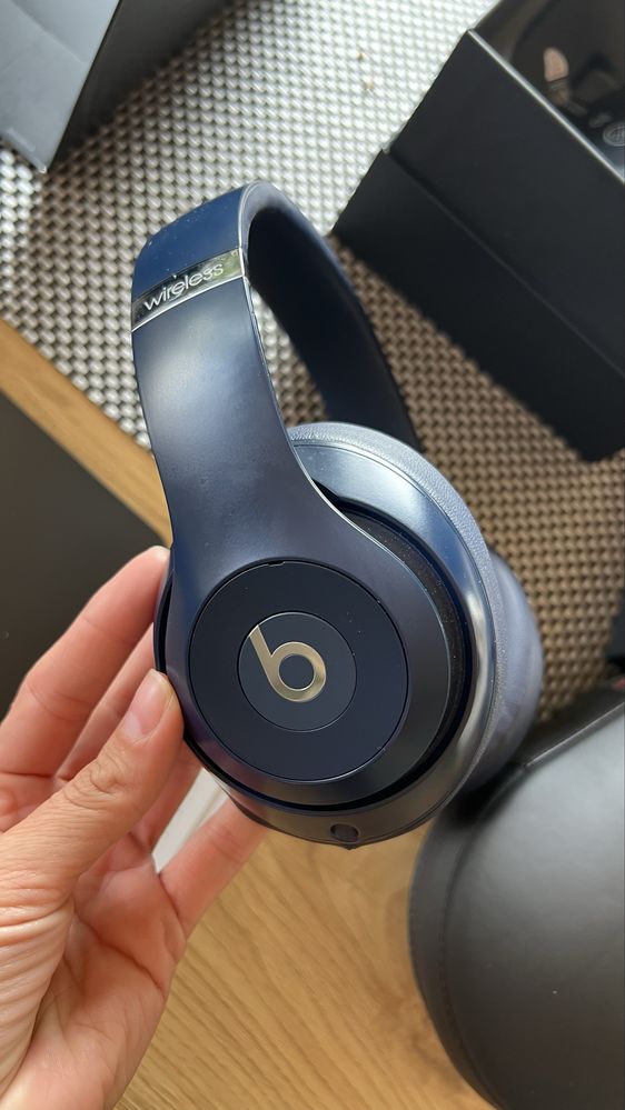 Słuchawki bezprzewodowe Beats Beats Studio3 granatowe niebieskie