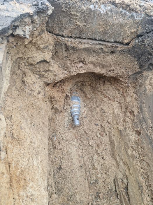 Przeciski przyłącza wod-kan wbijanie rur stalowych