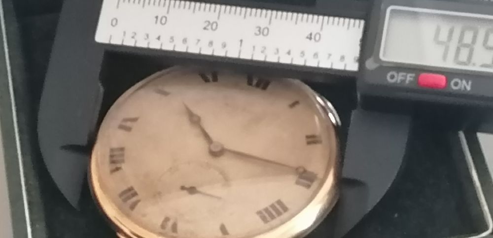 Relógio antigo bolso Movado 18k