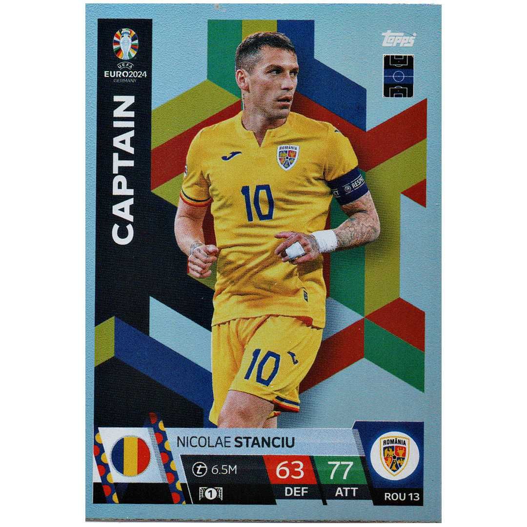 Karta Topps Euro 2024 Nicolae Stanciu Rou 13 Captain