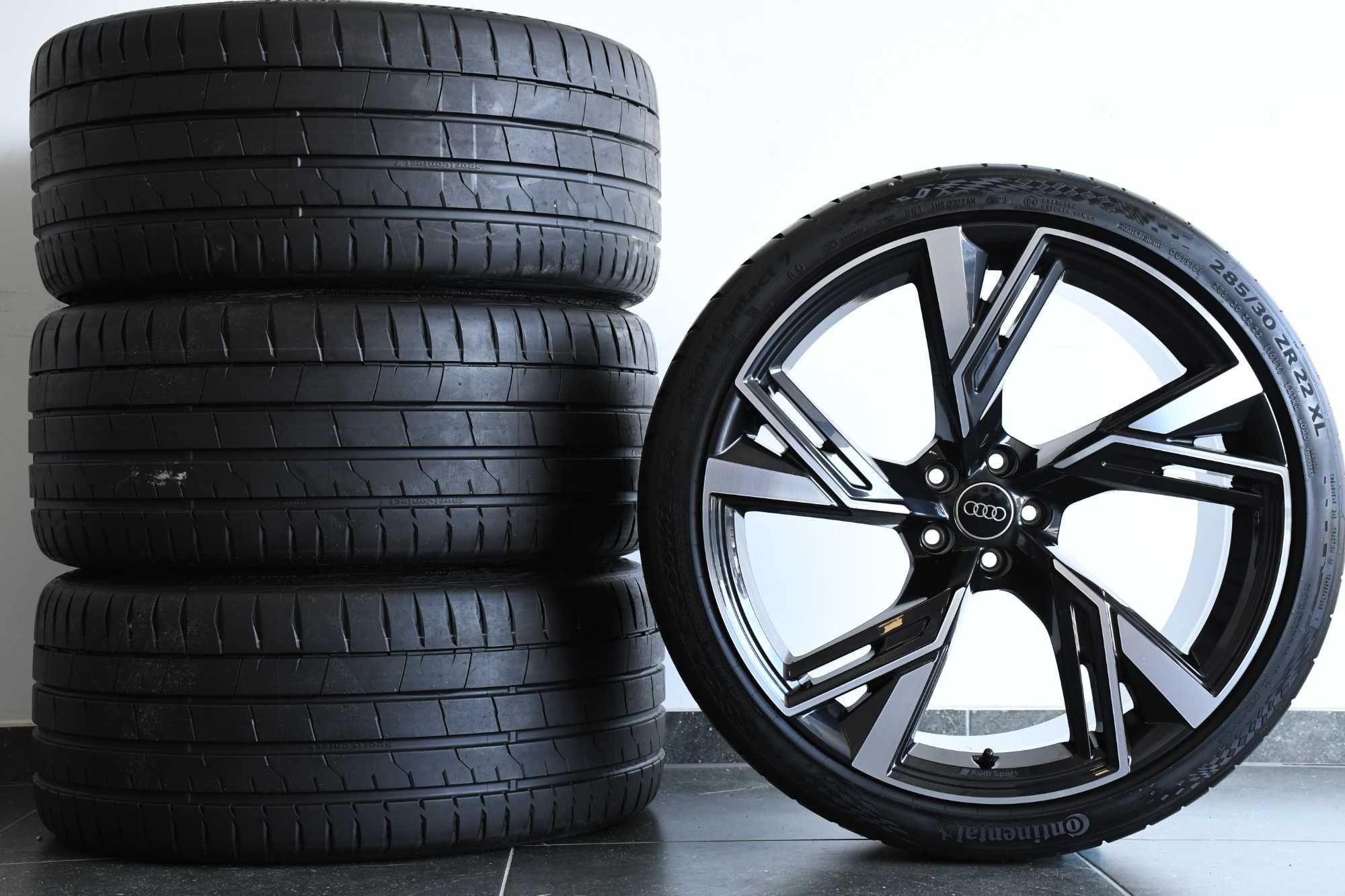 Koła Felgi Audi RS6 RS7 C8 OE 22" 5x112 ET19 Continental Lato 2023r