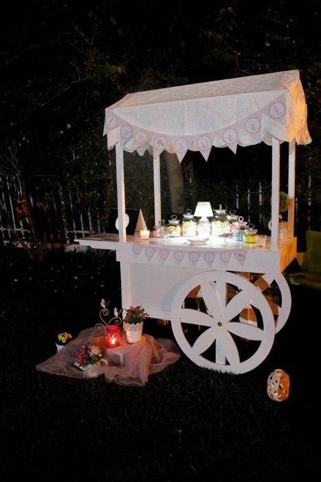 Candy Cart - Carrinho/Carro para eventos, festas ou decoração