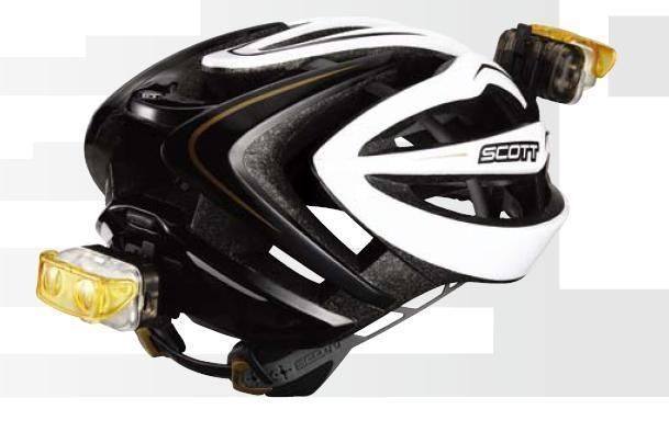 Lampa Przednia Akslen Hl-70P + Uchwyt Na Kask 68G