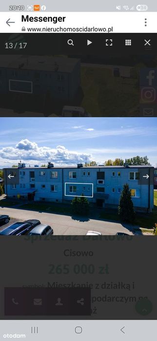 Sprzedaż na mieszkanie bezczynszowe  podatek roczny 429zł.