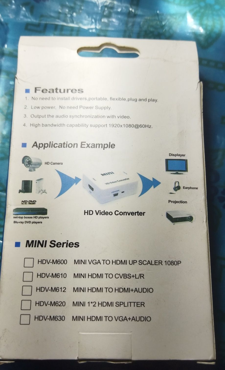 Конвертер HDMI - AV,